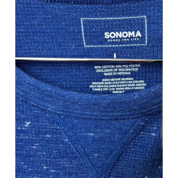 Bundle Of 3 Mens Thermal Henley Long Sleeves By Sonoma Eddie Bauer &Under Armour - Picture 2 of 6